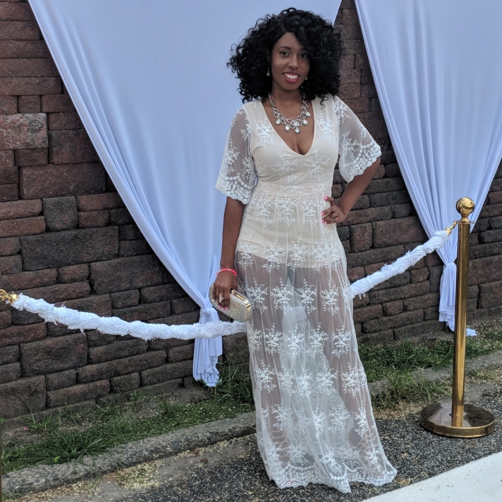 Lace Maxi Romper